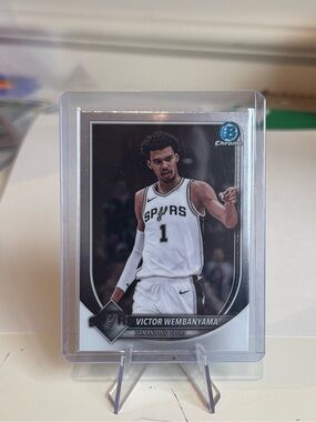 2025 Victor Wembanyama Topps Chrome Bowman Card. #spurs